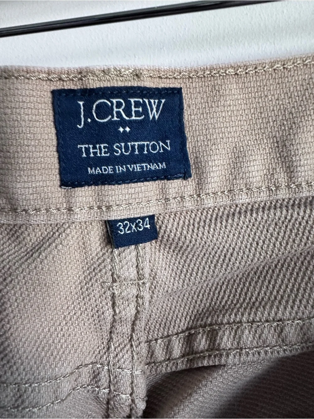 J. Crew Men's Chino Pants in Light Khaki